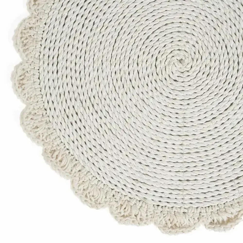 Placemats - The Macrame Marriage Placemat - Natural - BAZAR BIZAR LIVING
