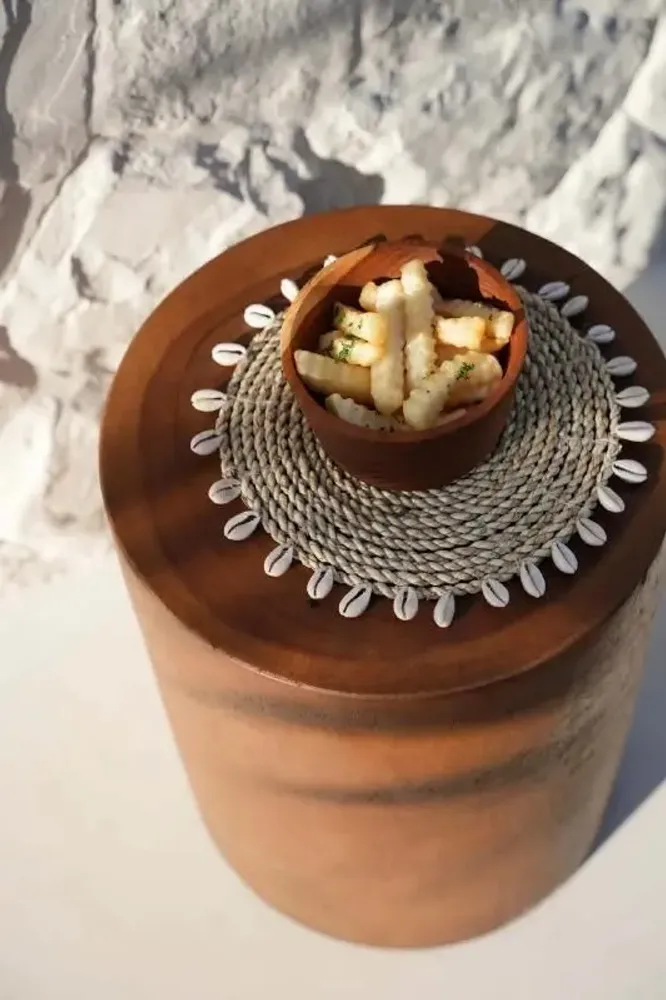 Placemats - The Raffia Shell Pan Coaster - BAZAR BIZAR LIVING