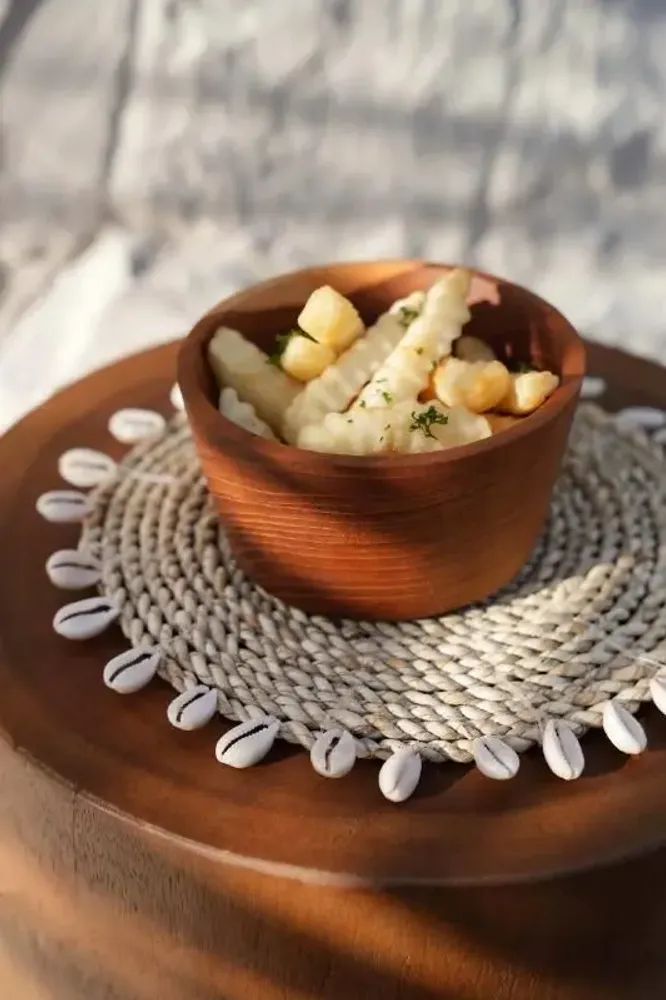 Placemats - The Raffia Shell Pan Coaster - BAZAR BIZAR LIVING