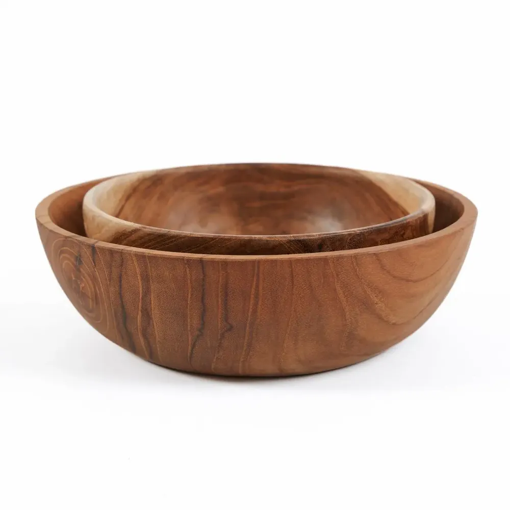 Bowls - The Teak Root Snack Bowl - M - BAZAR BIZAR LIVING