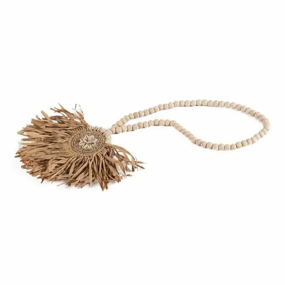 Decorative objects - The Raffia Tajoe Tassel - Natural - BAZAR BIZAR LIVING