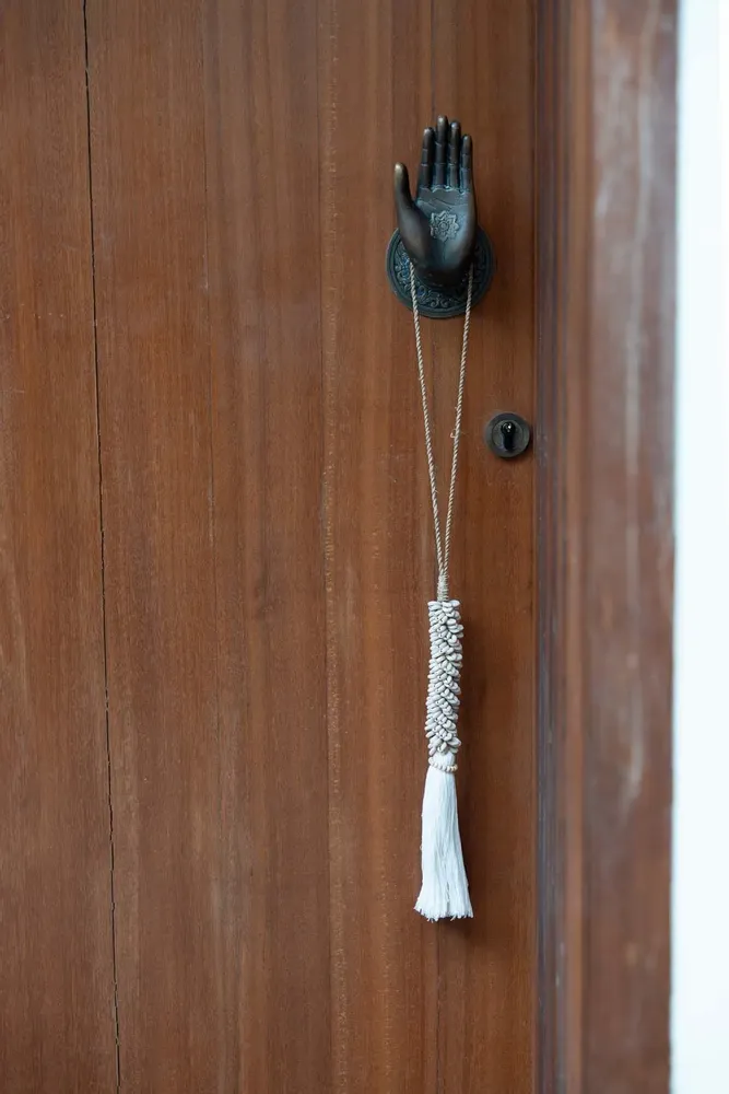 Objets de décoration - Le cauri et pompon en coton, naturel - BAZAR BIZAR LIVING