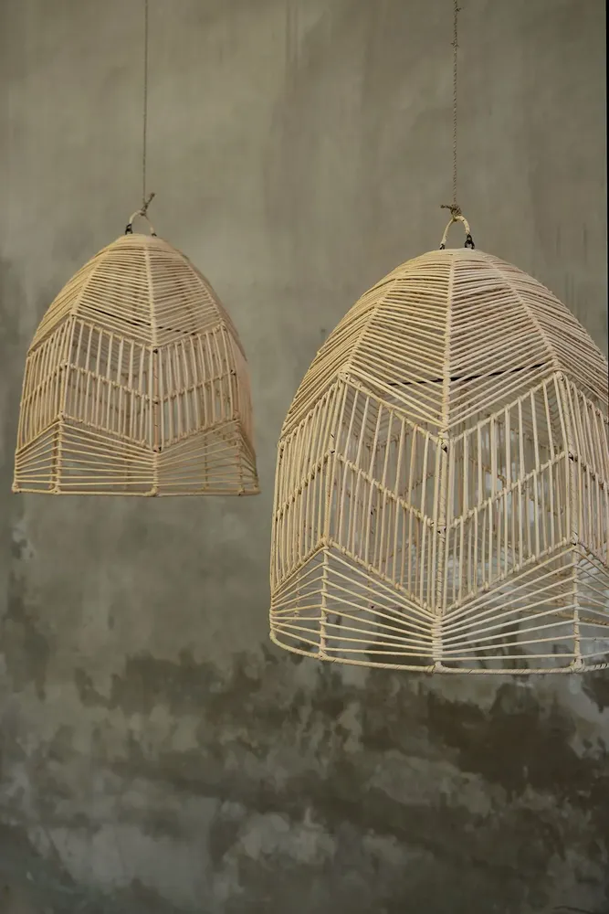 Hanging lights - The Bala Pendant - Natural - M - BAZAR BIZAR LIVING