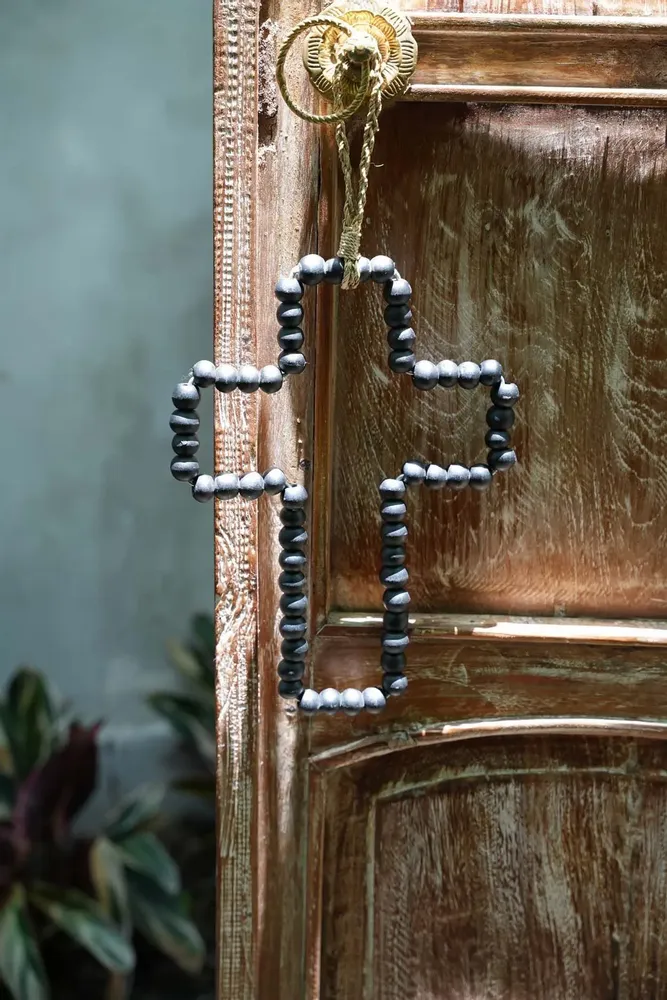 Decorative objects - The Wooden Cross Black - BAZAR BIZAR LIVING