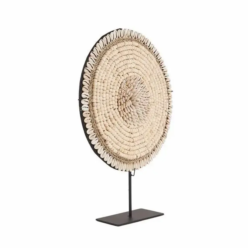Decorative objects - The Shell Martinique on Stand - Natural White - BAZAR BIZAR LIVING