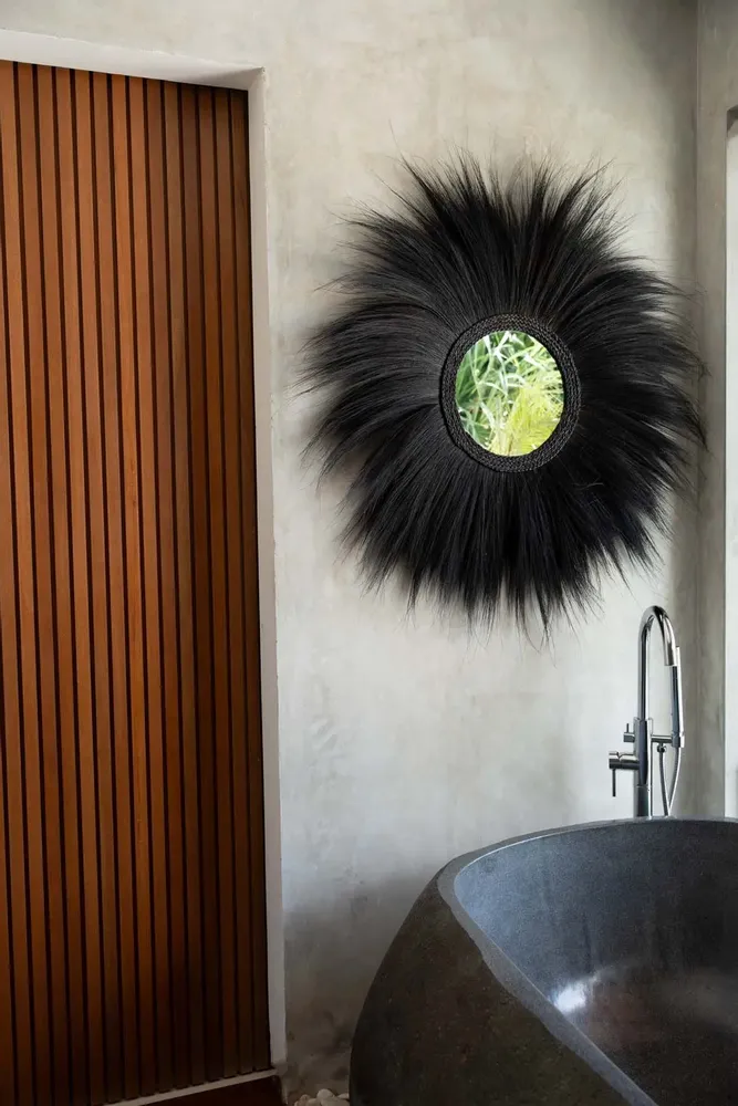 Miroirs - Le miroir Simba - Noir - M - BAZAR BIZAR LIVING