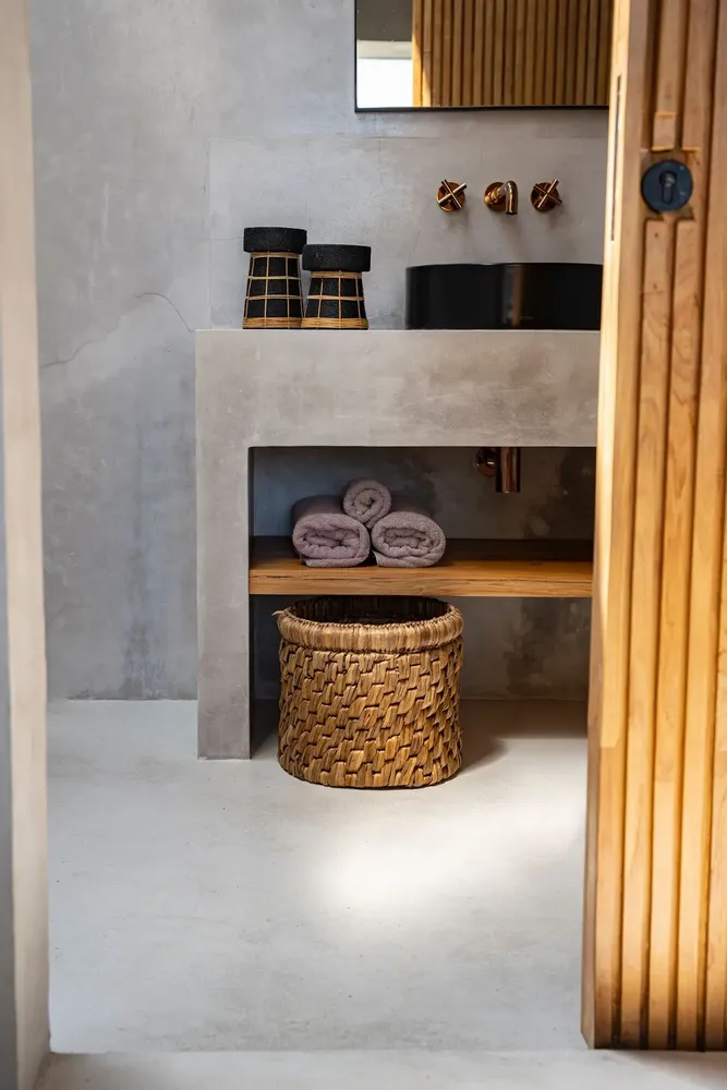 Candlesticks and candle holders - The Serene Candle Holder - Black Natural - M - BAZAR BIZAR LIVING