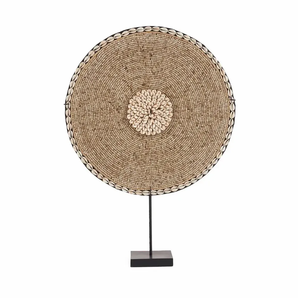 Objets de décoration - Le Coquillage Guadeloupe sur Stand - Naturel Blanc - BAZAR BIZAR LIVING