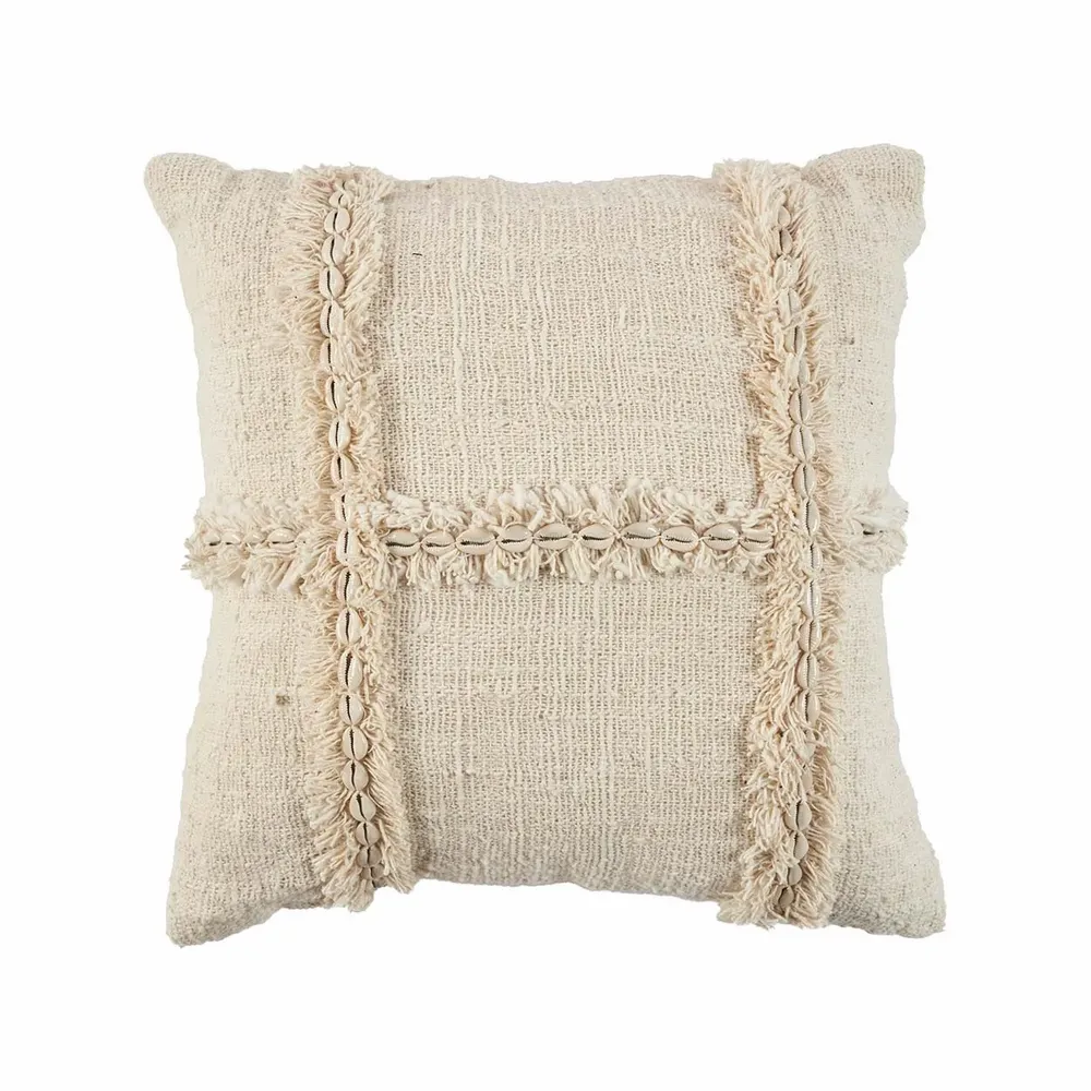 Cushions - The Nomad Cushion Cover - Natural - BAZAR BIZAR LIVING