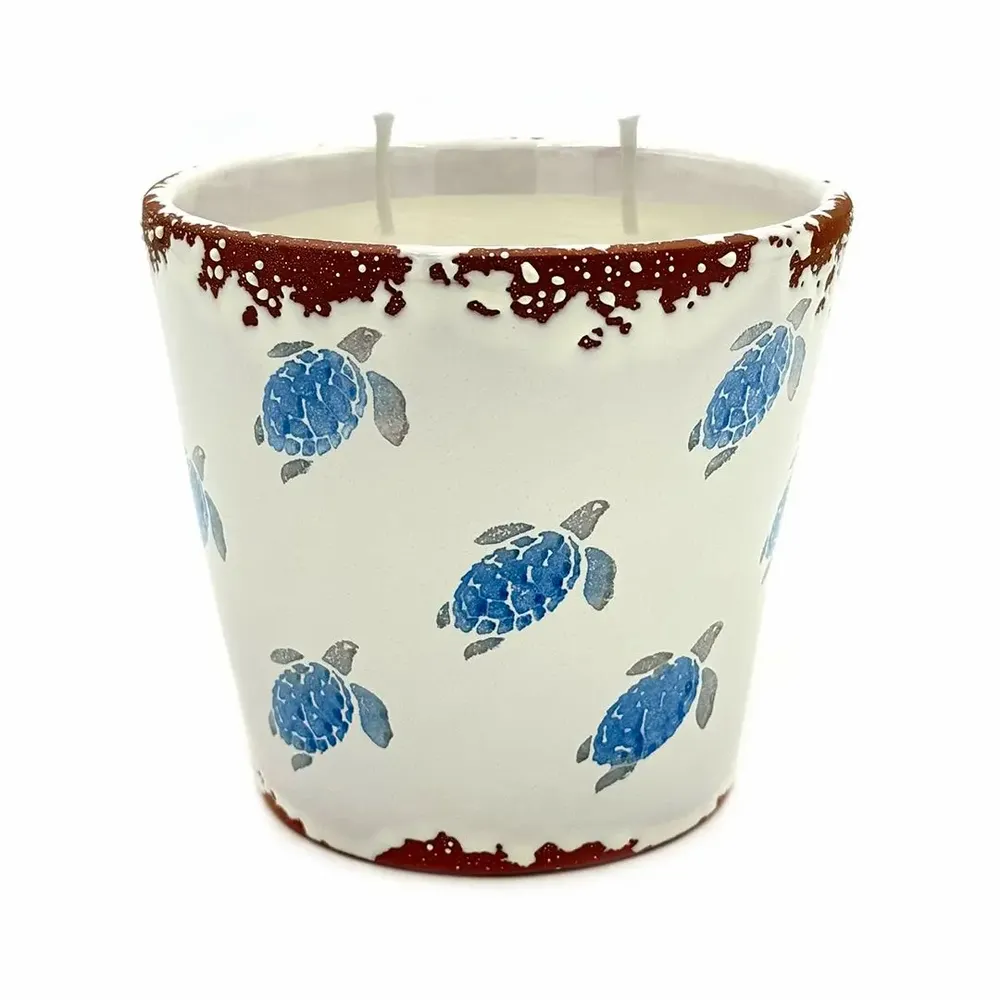 Bougies - Bougie parfumée en céramique Tortues taille L - WAX DESIGN - BARCELONA