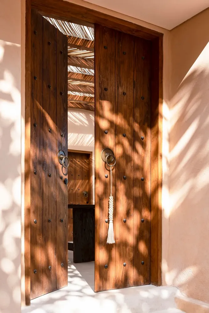 Decorative objects - The Wooden Beads with Cotton Tassel - Natural White - BAZAR BIZAR LIVING