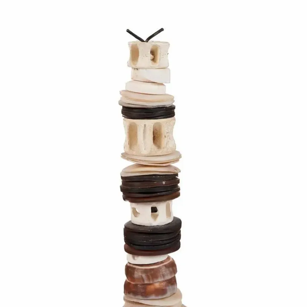 Decorative objects - The Money Shell on Stand - Black White - L - BAZAR BIZAR LIVING