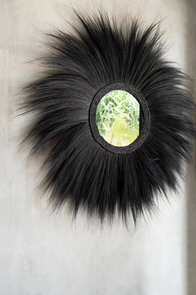 Mirrors - The Simba Mirror - Black - L - BAZAR BIZAR LIVING
