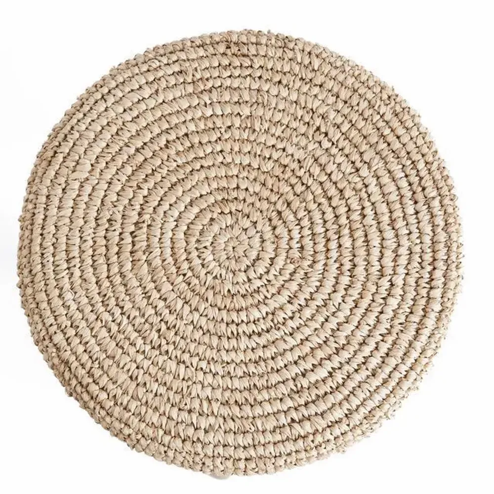 Stools - The Raffia Bar Stool - BAZAR BIZAR LIVING