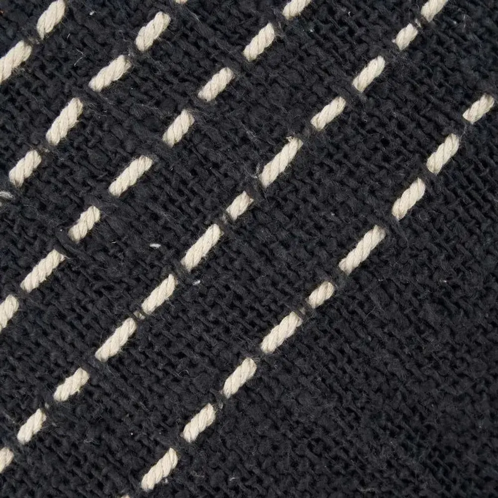 Cushions - The Drizle Cushion Cover - Black White - BAZAR BIZAR LIVING