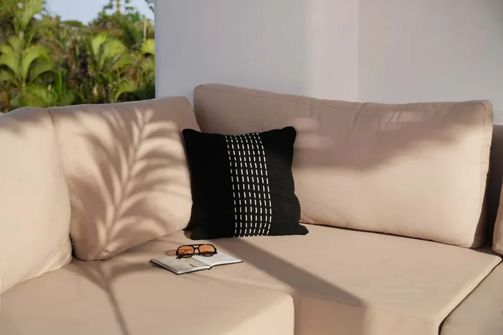 Cushions - The Drizle Cushion Cover - Black White - BAZAR BIZAR LIVING