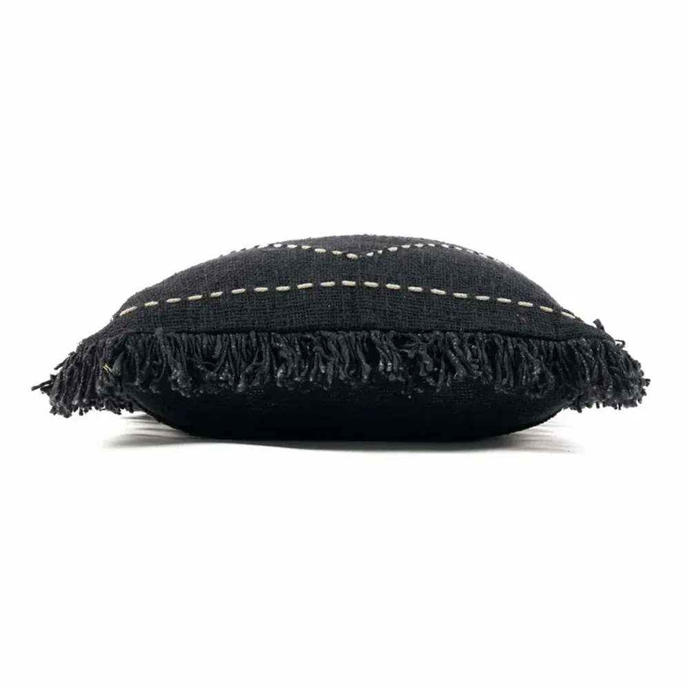Cushions - The Kasbah Cushion Cover - Black White - BAZAR BIZAR LIVING