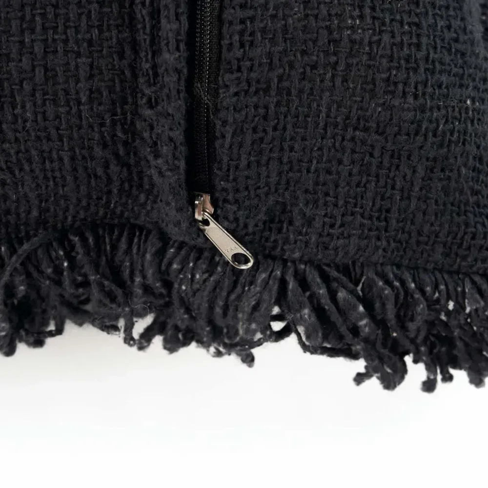 Cushions - The Kasbah Cushion Cover - Black White - BAZAR BIZAR LIVING