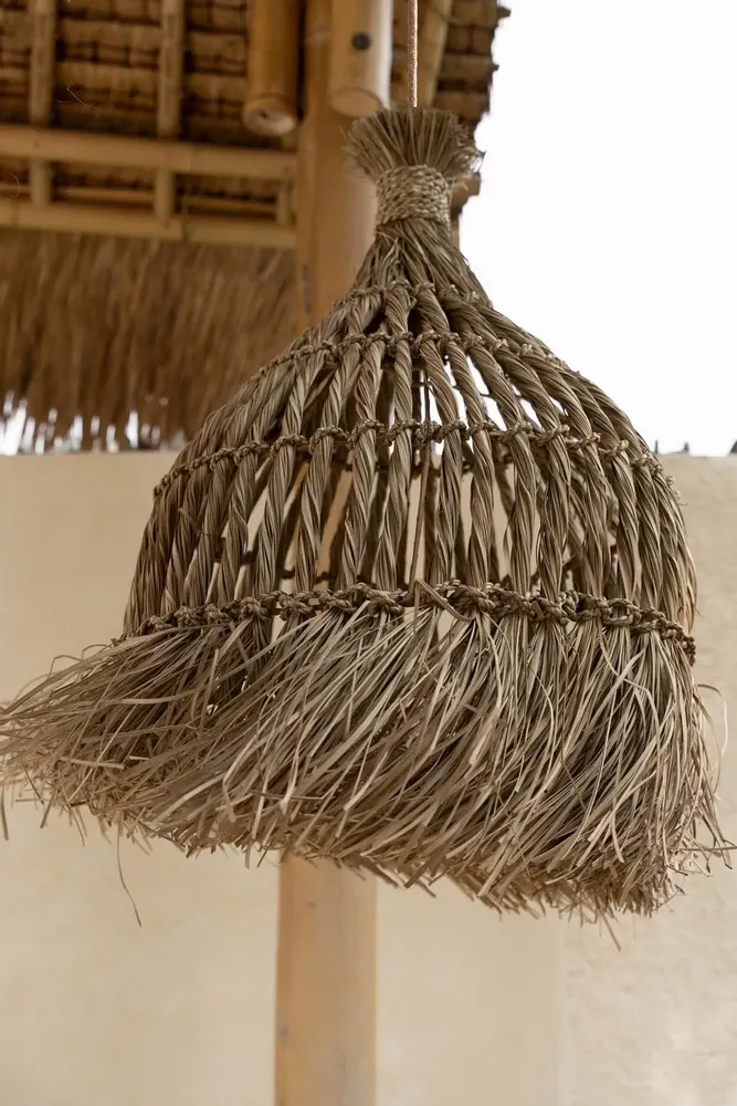 Hanging lights - The Guagua Pendant - Natural - L - BAZAR BIZAR LIVING