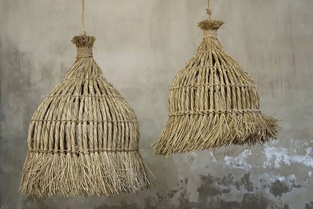 Hanging lights - The Guagua Pendant - Natural - L - BAZAR BIZAR LIVING