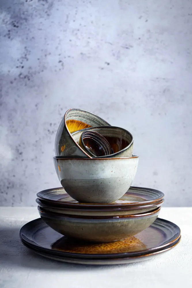 Platter and bowls - The Comporta Salad Plate - M - Set of 6 - BAZAR BIZAR LIVING