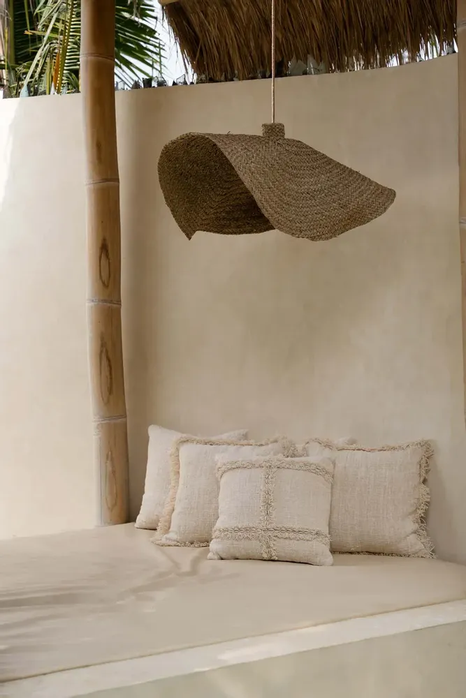 Cushions - The Nomad Cushion Cover - Natural - BAZAR BIZAR LIVING