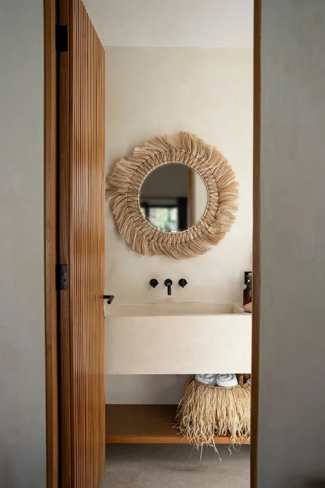 Mirrors - The Pretty Blonde Mirror - Natural - L - BAZAR BIZAR LIVING