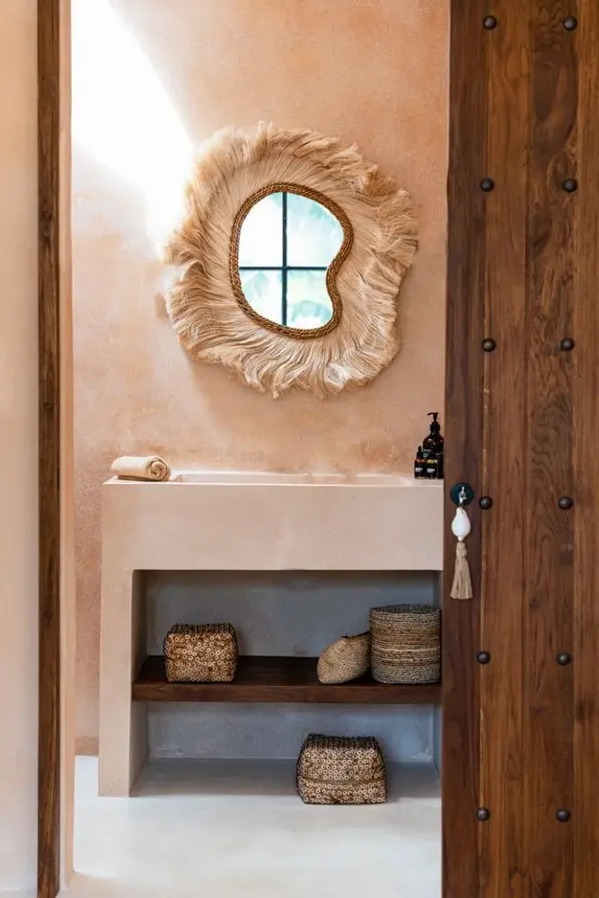 Mirrors - The La Principessa Mirror - Natural - L - BAZAR BIZAR LIVING