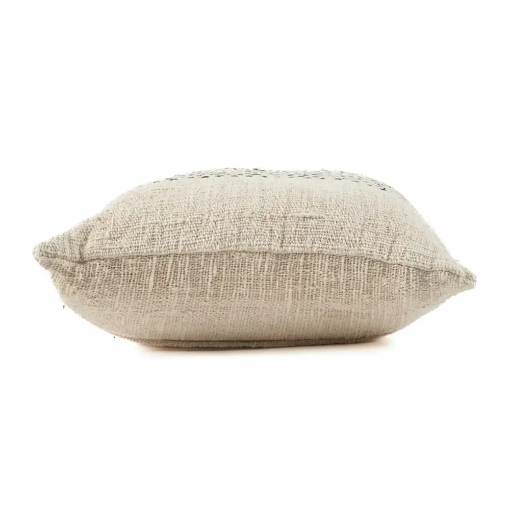 Cushions - The Misty Cushion Cover - Natural Black - BAZAR BIZAR LIVING