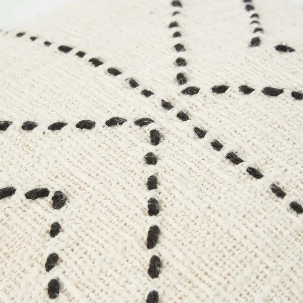 Cushions - The Tribal Cushion Cover - Natural Black - BAZAR BIZAR LIVING