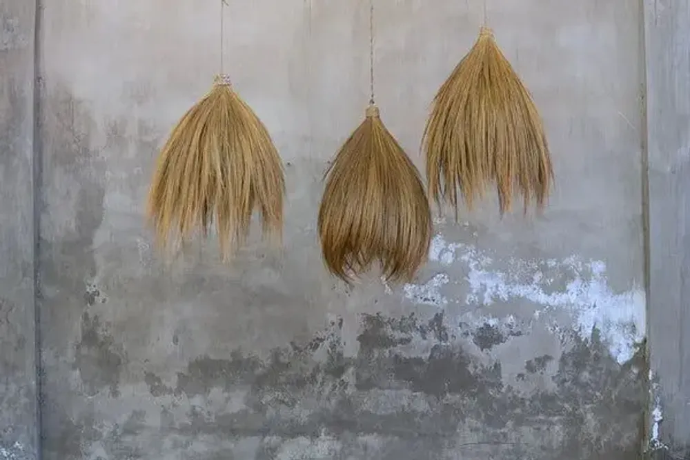 Hanging lights - The Rayung Hut Pendant - Natural - L - BAZAR BIZAR LIVING