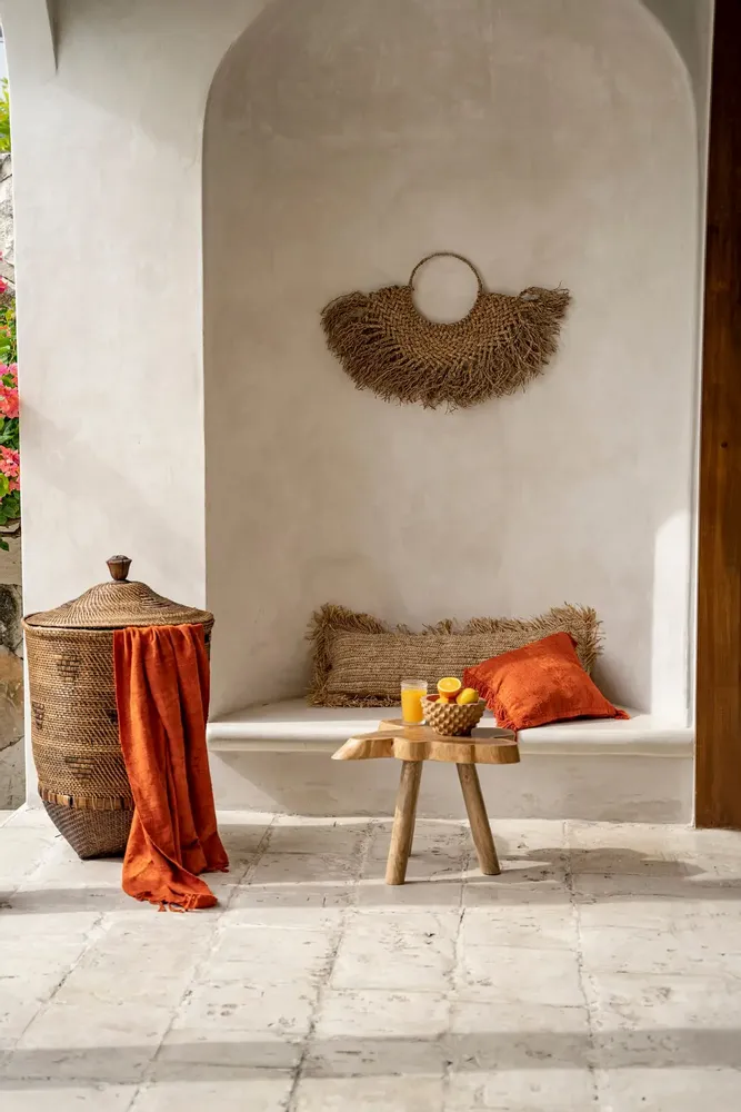 Paniers à linge - Le Panier à Linge Colonial - Brun Naturel - XL - BAZAR BIZAR LIVING