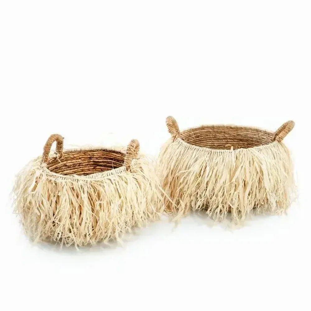 Boîtes de rangement  - Le Panier Raffia - L - BAZAR BIZAR LIVING