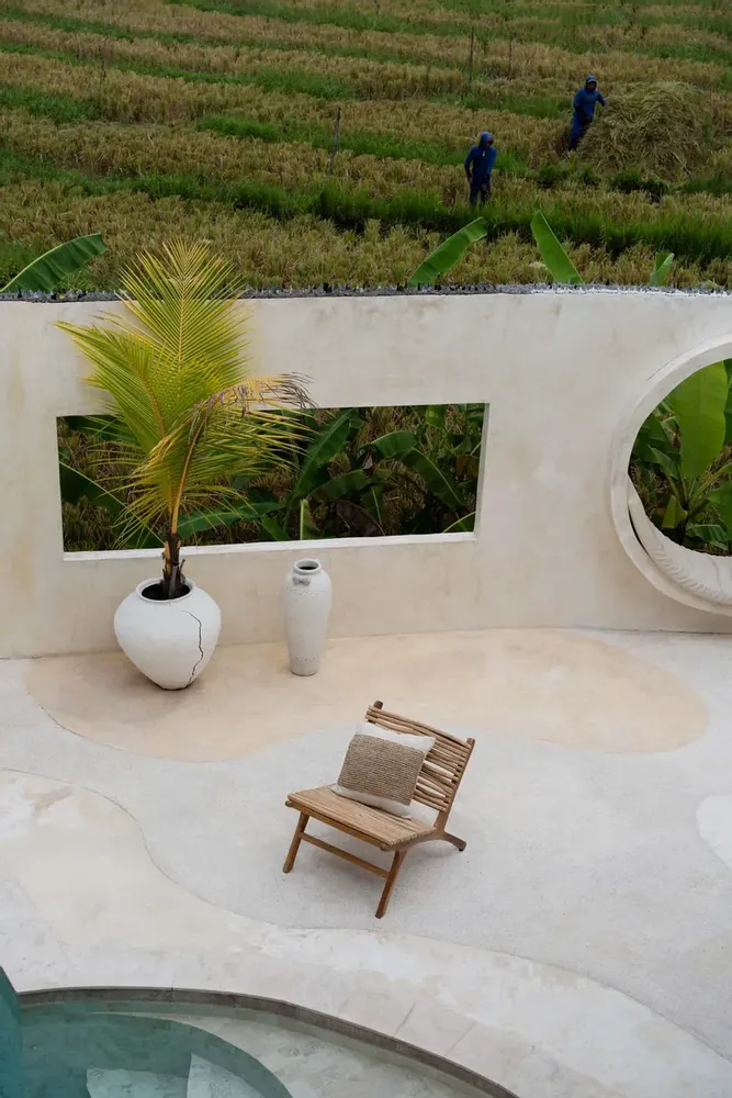 Cushions - The Raffia Stamp Cushion Cover - Natural - BAZAR BIZAR LIVING