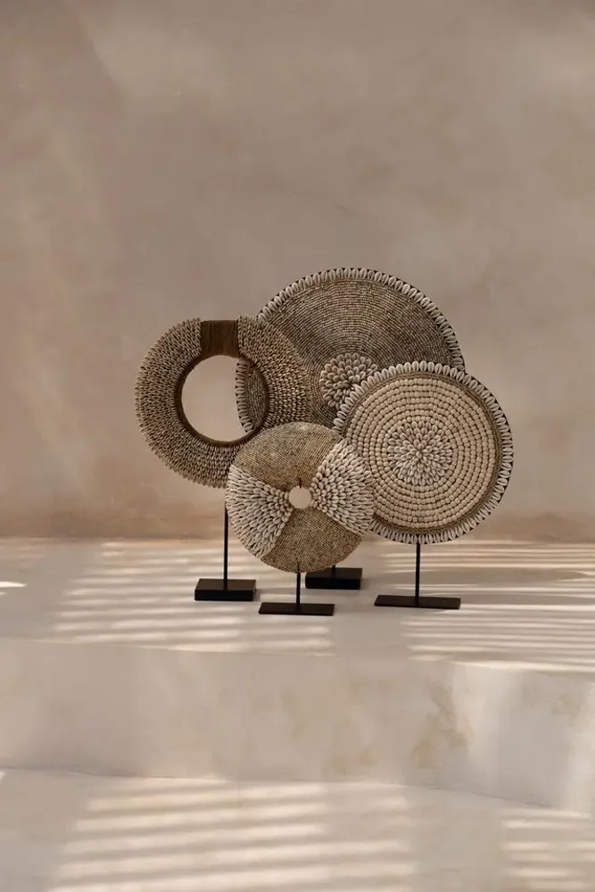 Decorative objects - The Doh Nuts on Stand - Natural White - BAZAR BIZAR LIVING