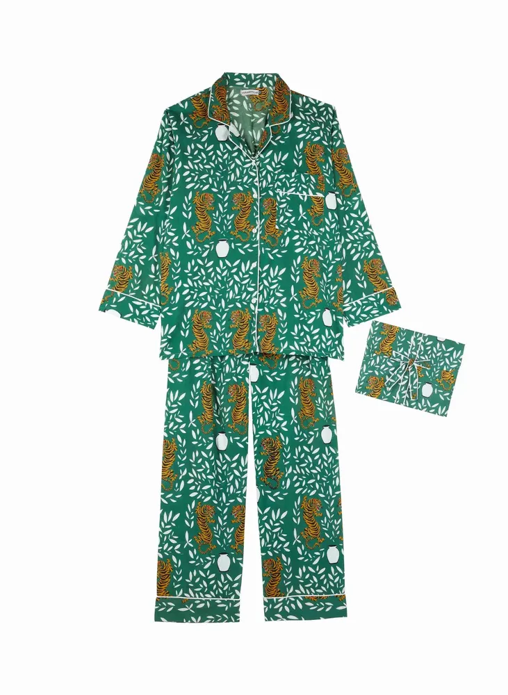 Homewear textile - PYJAMA LONG SET MANDU en coton - CURIOSITY LAB