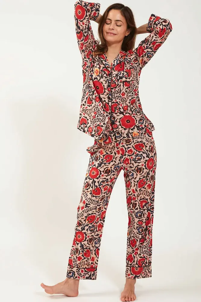 Homewear textile - PYJAMA LONG SET MANDU en coton - CURIOSITY LAB
