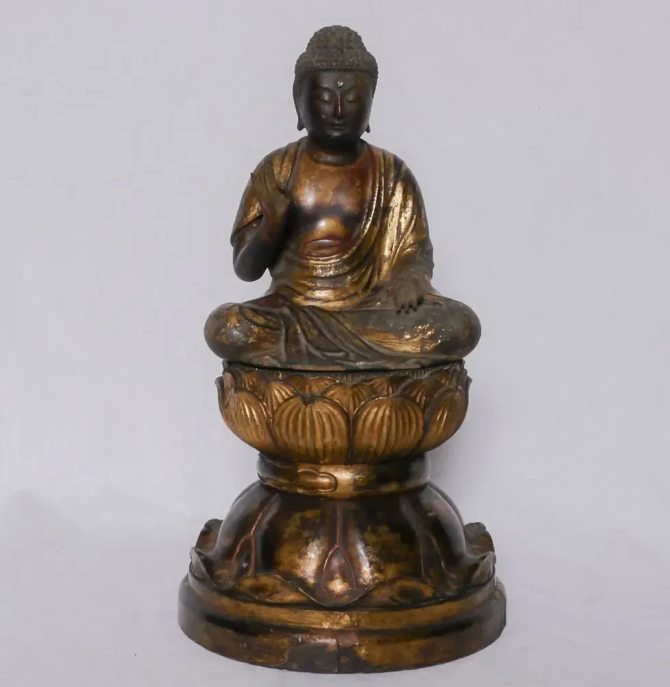 Sculptures, statuettes and miniatures - Buddha Amida JP140 - THIERRY GERBER