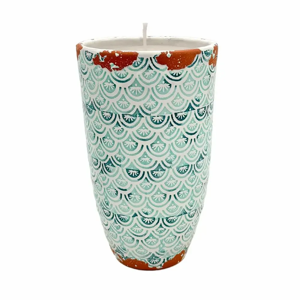 Candles - summer scales ceramic scented candle size XL - WAX DESIGN - BARCELONA