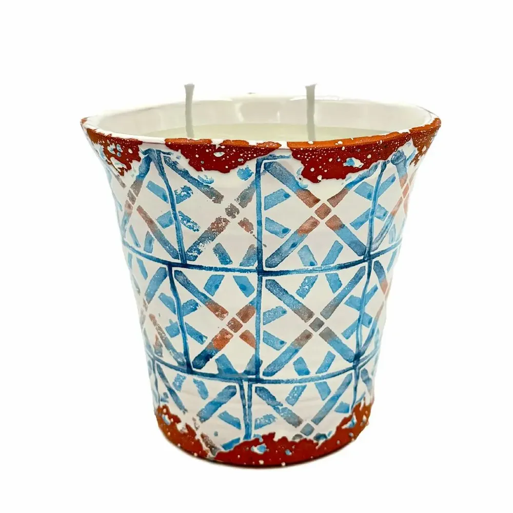Candles - Ceramic Eixample candle CITRONELA size L - WAX DESIGN - BARCELONA