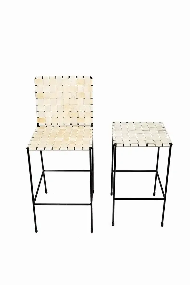 Stools for hospitalities & contracts - Woven stool - SOL & LUNA