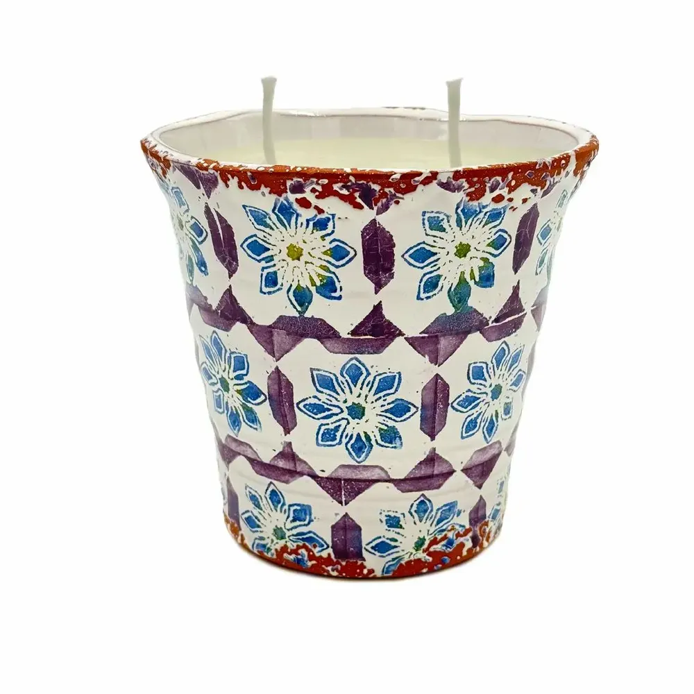 Candles - Ceramic Ciutadella candle CITRONELA size L - WAX DESIGN - BARCELONA