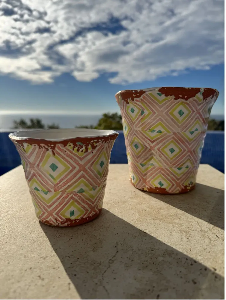 Bougies - Bougie de fête en céramique CITRONELA taille M - WAX DESIGN - BARCELONA