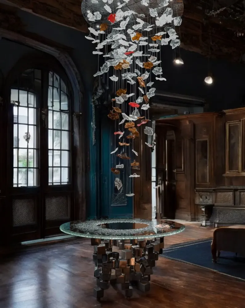 Autres décorations murales - Vitis Vivendo, lustre, suspension - NARCIS