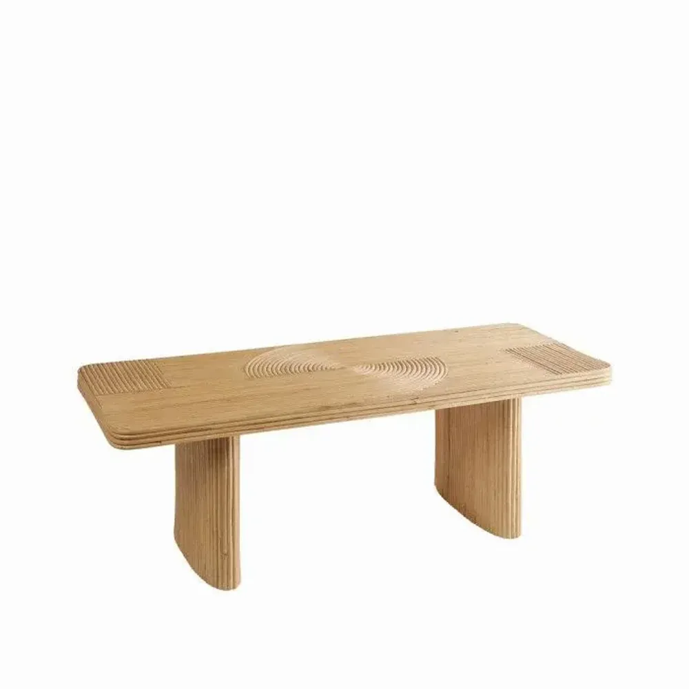 Benches - WABI universe in wood and natural rattan - CFOC