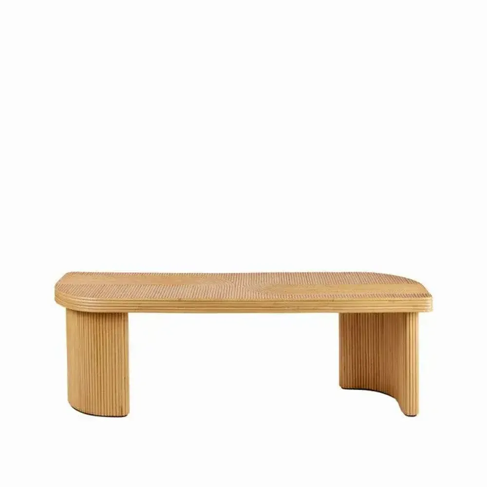 Benches - WABI universe in wood and natural rattan - CFOC