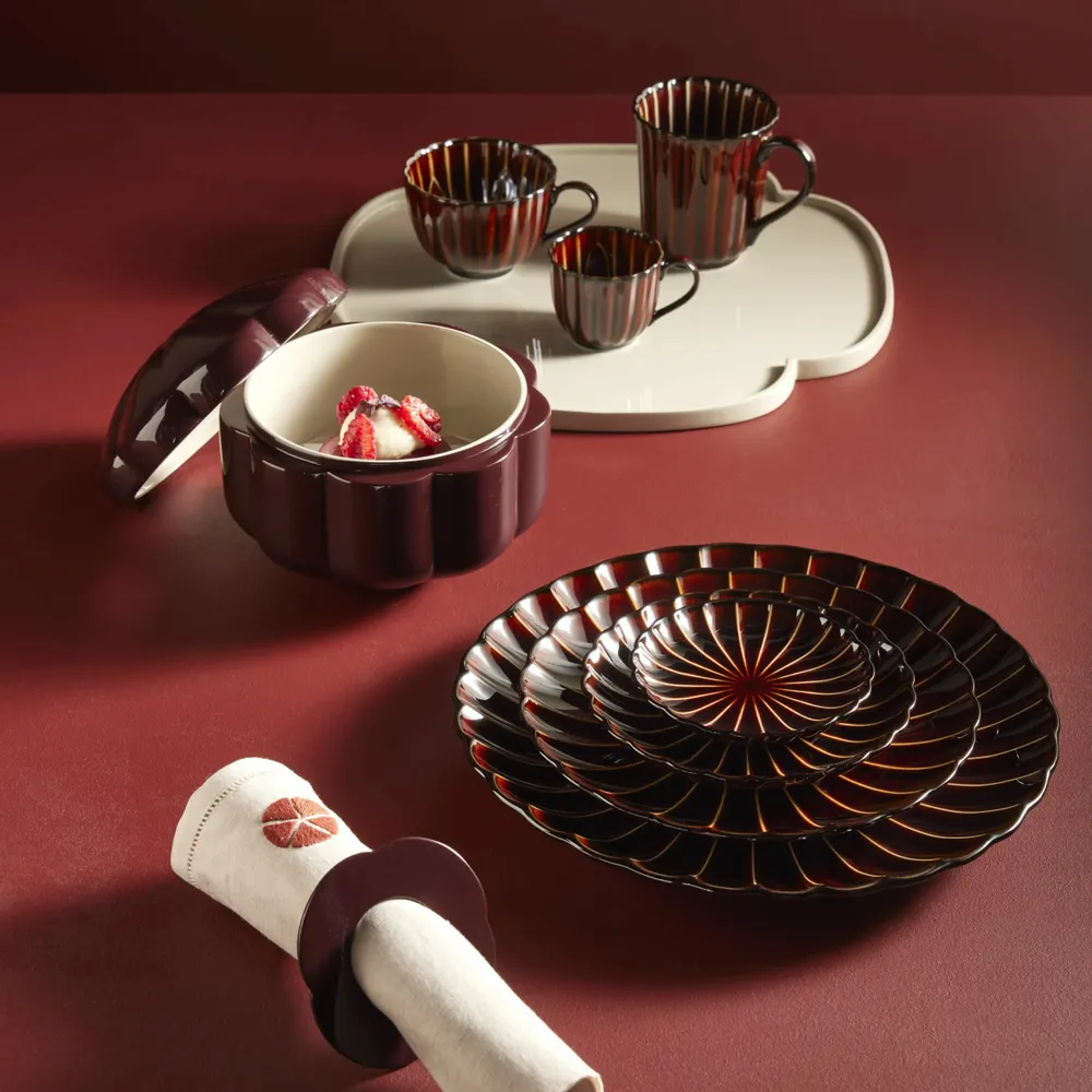 Platter and bowls - COROLLE line tableware - CFOC