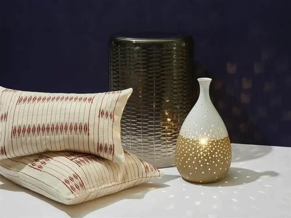 Lampes à poser - Lampe à poser en porcelaine CELESTE - CFOC