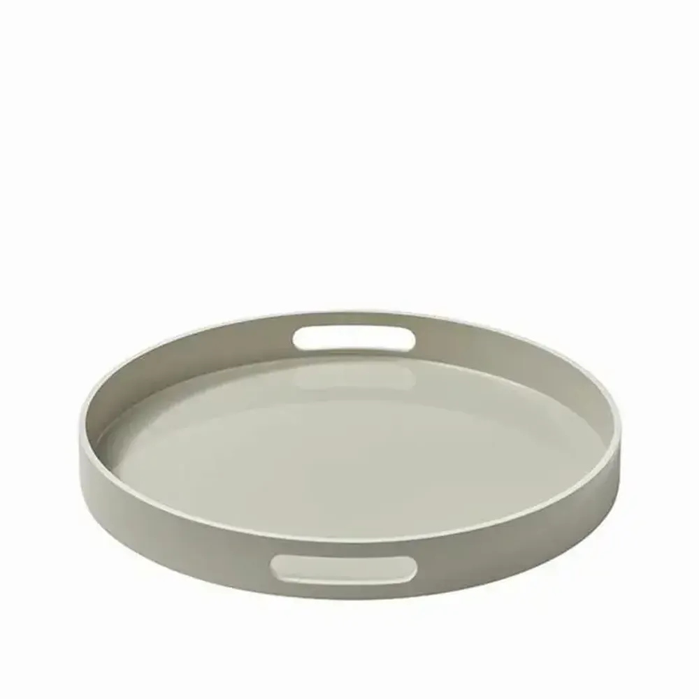 Trays - SIGNATURE round lacquer tray - CFOC