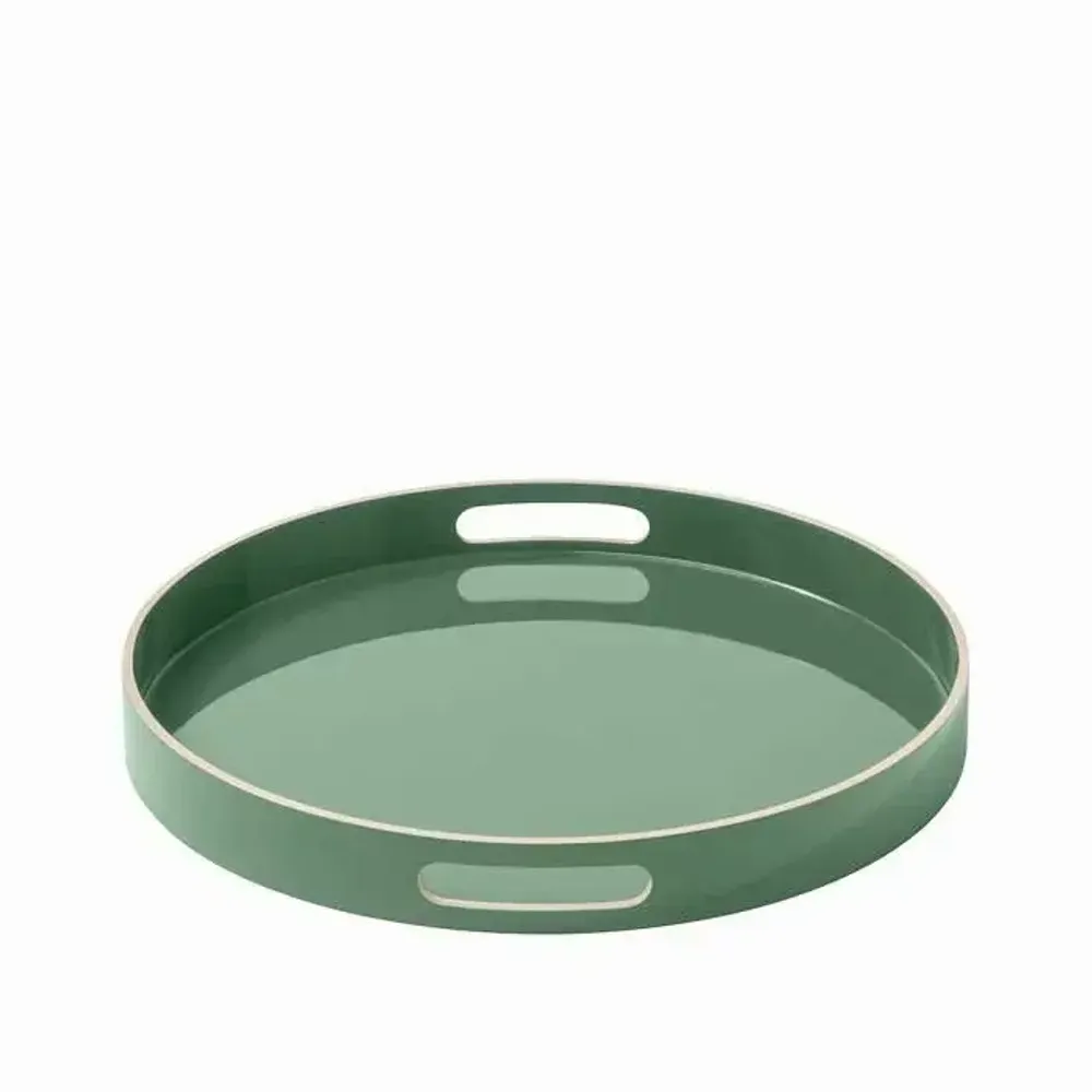 Trays - SIGNATURE round lacquer tray - CFOC